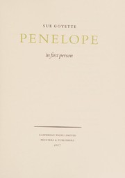 Cover of: Penelope by 