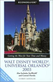 Cover of: Econoguide Walt Disney World, Universal Orlando 2003: Also Includes SeaWorld and Central Florida