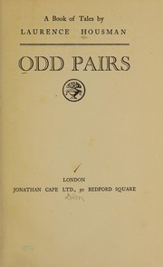 Cover of: Odd pairs by Laurence Housman