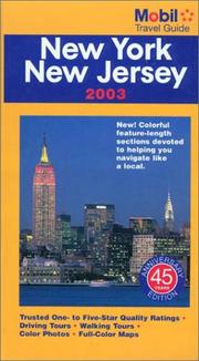 Cover of: Mobil Travel Guide New York & New Jersey 2003 (Mobil Travel Guide New York)