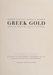 Cover of: Greek gold: jewelry from the age of Alexander