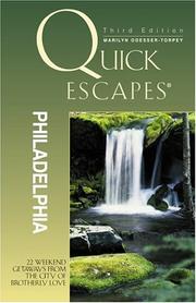 Cover of: Quick Escapes Philadelphia, 3rd: 22 Weekend Getaways from the City of Brotherly Love (Quick Escapes Series)