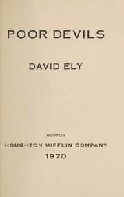 Cover of: Poor devils.