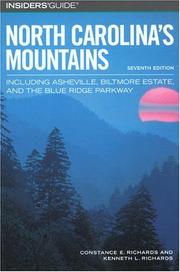 Cover of: Insiders' Guide to North Carolina's Mountains, 7th: Including Asheville, Biltmore Estate, and the Blue Ridge Parkway (Insiders' Guide Series)