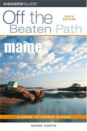 Cover of: Maine Off the Beaten Path, 6th (Off the Beaten Path Series)