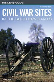 Cover of: Insiders' Guide to Civil War Sites in the Southern States, 3rd