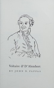 Cover of: Voltaire & D'Alembert. by John Nicholas Pappas