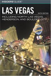 Cover of: Insiders' Guide to Las Vegas, 6th: Including North Las Vegas, Henderson, and Boulder City (Insiders' Guide Series)