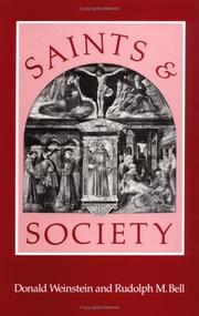 Cover of: Saints and Society by Donald Weinstein, Rudolph M. Bell