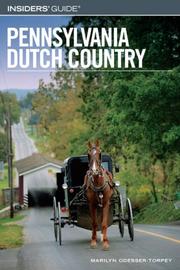 Cover of: Insiders' Guide to Pennsylvania Dutch Country