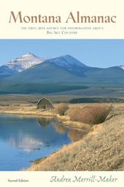 Cover of: Montana almanac by Andrea Merrill-Maker