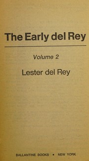 Cover of: The Early Del Rey Vol 2