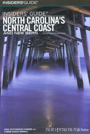 Cover of: Insiders' Guide North Carolina's Central Coast and New Bern, 14th (Insiders' Guide Series)