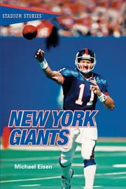 Cover of: Stadium Stories: New York Giants (Stadium Stories Series)
