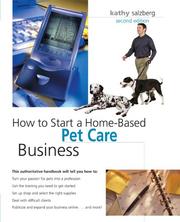 Cover of: How to Start a Home-Based Pet Care Business, 2nd
