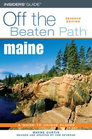 Cover of: Maine Off the Beaten Path, 7th (Off the Beaten Path Series)