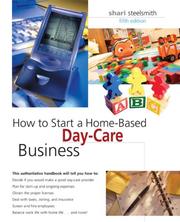 Cover of: How to Start a Home-Based Day-Care Business, 5th