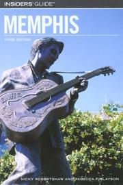 Cover of: Insiders' Guide to Memphis, 3rd (Insiders' Guide Series)
