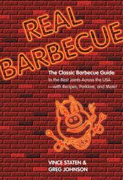 Cover of: Real Barbecue by Vince Staten, Greg Johnson