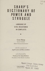 Cover of: Sharp's dictionary of power and struggle by Gene Sharp