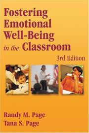 Cover of: Fostering emotional well-being in the classroom