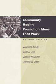 Cover of: Community Health Promotion Ideas That Work