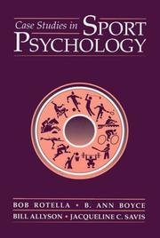Cover of: Case studies in sport psychology