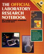 Cover of: The Official Laboratory Notebook (50 duplicate sets)