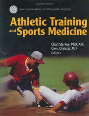 Cover of: Athletic Training and Sports Medicine