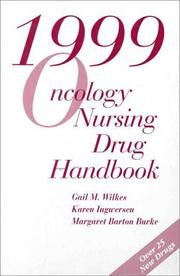 Cover of: 1999 oncology nursing drug handbook
