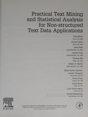 Cover of: Practical text mining and statistical analysis for non-structured text data applications