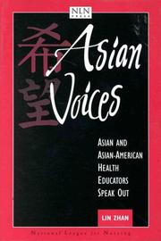 Cover of: Asian Voices: Asian and Asian-American Health Educators Speak Out (Mouton Grammar Library)