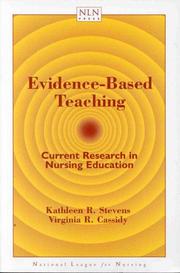 Evidence-based teaching by Kathleen R. Stevens