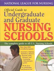 Cover of: Official Guide to Undergraduate & Graduate Nursing Schools (Book with CD-ROM for Windows and Macintosh) (Official Guide to Undergraduate & Graduate Nursing Schools)