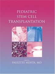 Cover of: Pediatric stem cell transplantation