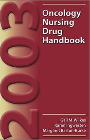 Cover of: 2003 Oncology Nursing Drug Handbook