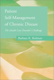 Cover of: Patient Self-Management of Chronic Disease: The Health Care Provider's Challenge