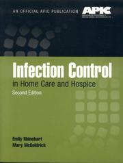 Cover of: Infection Control in Home Care by Emily Rhinehart