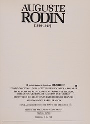 Cover of: Auguste Rodin (1840-1917): Museo del Palacio de Bellas Artes, Mayo/Junio, México, D.F., 1982.