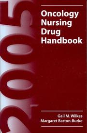 Cover of: 2005 Oncology Nursing Drug Handbook