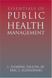 Cover of: Essentials of Public Health Management
