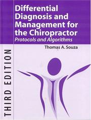 Cover of: Differential Diagnosis and Management for the Chiropractor | Thomas Souza