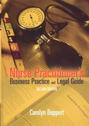 Cover of: Nurse Practitioner's Business Practice and Legal Guide