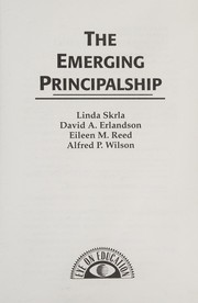 Cover of: The emerging principalship