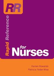 Cover of: Rapid reference for nurses by Karren Kowalski