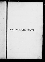 Cover of: Thomas Wingfold, curate by George MacDonald
