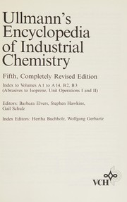 Cover of: Ullmann's Encyclopedia of Industrial Chemistry