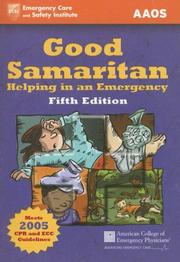 Cover of: Good Samaritan: Helping in an Emergency