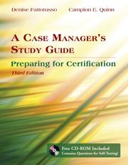 Cover of: Case Managers Study Guide