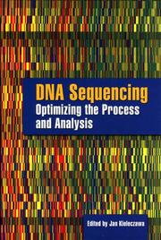 Cover of: DNA Sequencing | Jan Kieleczawa
